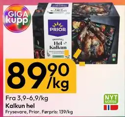 Gigaboks Kalkun hel tilbud