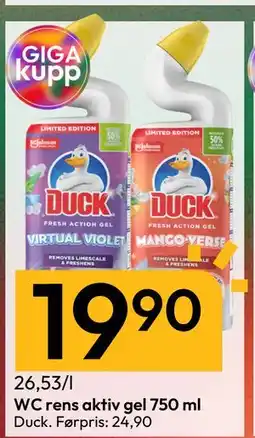 Gigaboks WC rens aktiv gel 750 ml tilbud