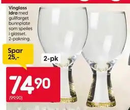 Rusta Vinglass Idra tilbud