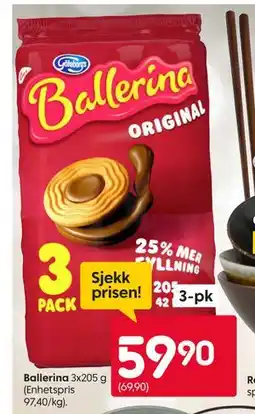 Rusta Ballerina tilbud