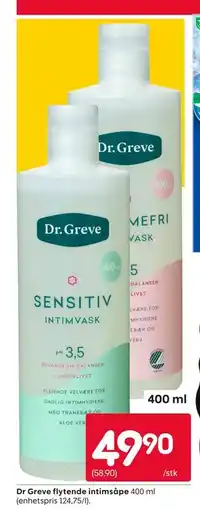 Rusta Dr Greve flytende intimsåpe tilbud