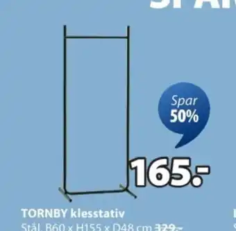Tornby klesstativ