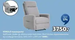 JYSK Vonsild massasjestol tilbud