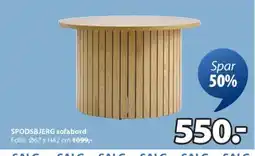 JYSK SPODSBJERG sofabord tilbud