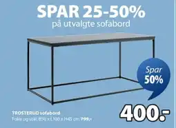 JYSK Trosterud sofabord tilbud