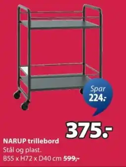 JYSK Narup trillebord tilbud