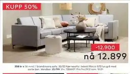 Skeidar Scandinavia sofa tilbud
