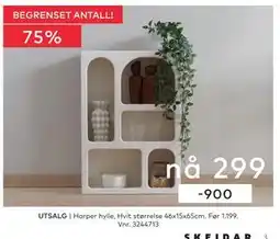 Skeidar Harper hylle tilbud