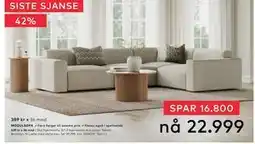 Skeidar Styl hjørnesofa tilbud