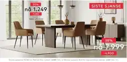Skeidar Groove spisebord tilbud