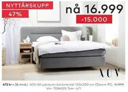 Skeidar XOV 60 jubileum kontinental tilbud