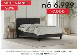 Skeidar Oslo kontinental tilbud