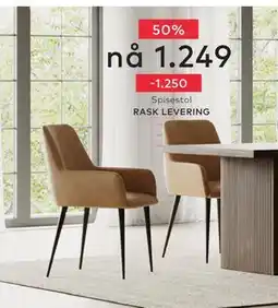 Skeidar Monaco spisestol tilbud