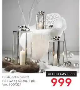 Skeidar Heidi lanternesett tilbud