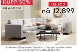 Skeidar Scandinavia 32-hjørnesofa tilbud