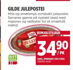 Meny GILDE JULEPOSTEI tilbud
