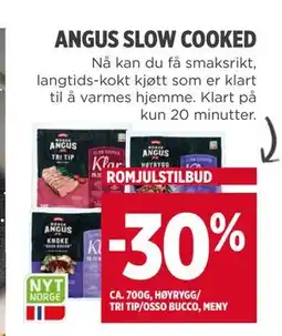 Meny ANGUS SLOW COOKED tilbud