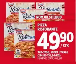 Meny PIZZA RISTORANTE tilbud