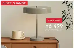 Skeidar Disc bordlampe tilbud