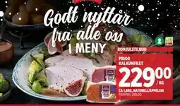 Meny PRIOR KALKUNFILET tilbud