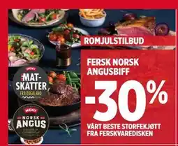 Meny FERSK NORSK ANGUSBIFF tilbud