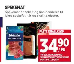 Meny SPEKEMAT tilbud