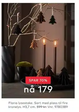 Skeidar Floria lysestake tilbud