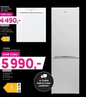 CYLINDA kombiskap KF1485XLFHE