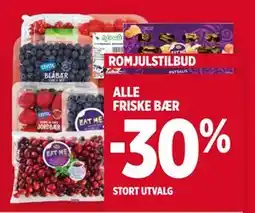 Meny ALLE FRISKE BÆR tilbud