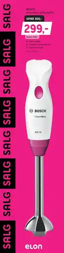 ELON BOSCH Stavmikser MSM2410PW tilbud