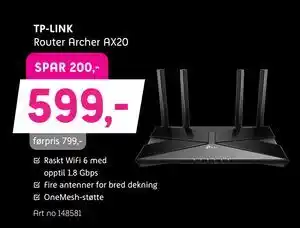 TP-LINK. Router Archer AX20