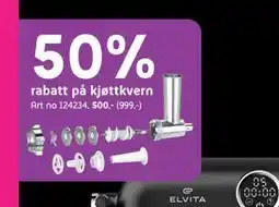 ELON 50% rabatt på kjøttkvern tilbud