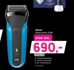 ELON BRAUN. Barbermaskin 310BT tilbud