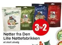 Spar Nøtter fra Den Lille Nøttefabrikken tilbud