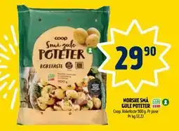 Coop Prix NORSKE SMÅ GULE POTETER tilbud