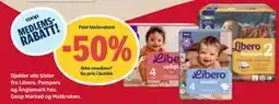 Matkroken alle bleier fra Libero, Pampers og Änglamark hos Coop Marked og Matkroken tilbud