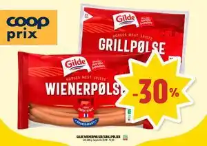 GILDE WIENERPØLSER/GRILLPØLSER