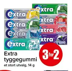 Spar Extra tyggegummi tilbud