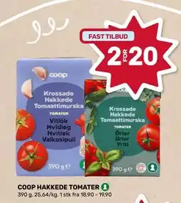 Matkroken COOP HAKKEDE TOMATER tilbud