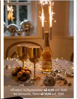 Nille Isfontene m/flaskeholder tilbud