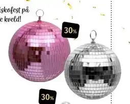 Nille Discokule rosa, 20cm tilbud