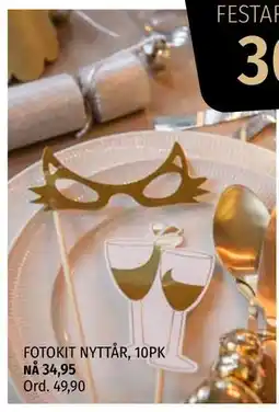 Nille FOTOKIT NYTTÅR, 10PK tilbud