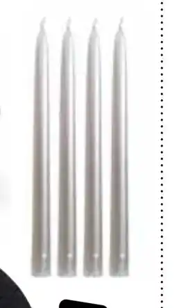 Nille Antikklys i sølv, 4pk tilbud