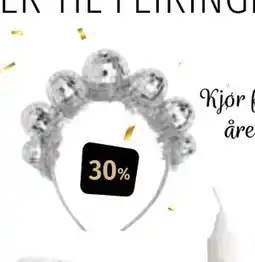 Nille Hårbøyle m/discokuler tilbud