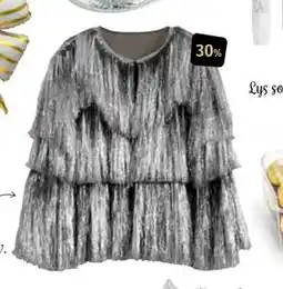 Nille Frynsejakke i sølv tilbud