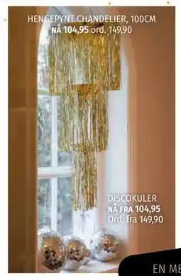 Nille HENGEPYNT CHANDELIER, 100CM tilbud