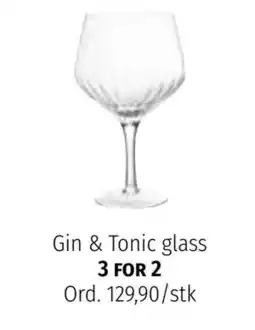 Nille Gin & Tonic glass tilbud