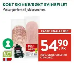 Jacobs KOKT SKINKE/RØKT SVINEFILET tilbud