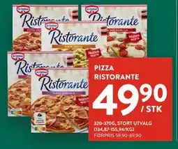 Jacobs PIZZA RISTORANTE tilbud