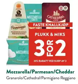 Jacobs Mozzarella/Parmesan/Cheddar tilbud